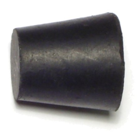 MIDWEST FASTENER 11/16" x 15/16" x 1" #3 Black Rubber Stoppers 3PK 65866